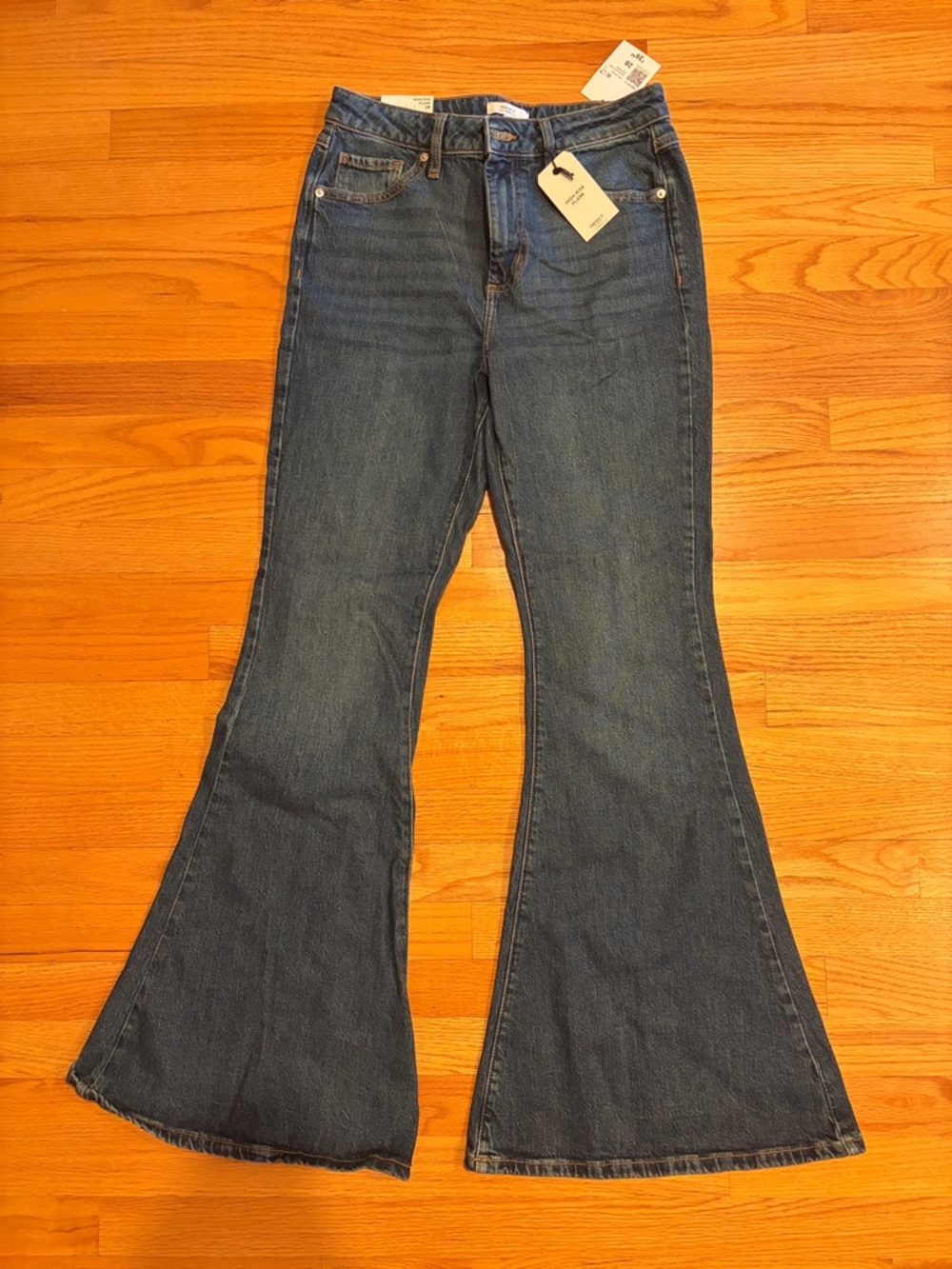 Forever 21 Dark Blue Flare Jeans